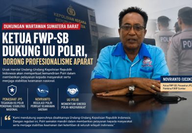 Ucok, yang saat ini dipercaya mengemban amanah sebagai Ketua Forum Wartawan Parlemen Sumatera Barat (FWP-SB), menegaskan pentingnya payung hukum yang adaptif. (Foto: IST/Novrianto)