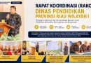 abang Dinas Pendidikan Provinsi Riau Wilayah I menggelar Rapat Koordinasi (Rakor) Penyusunan dan Validasi Kurikulum Satuan Pendidikan (KSP) Terintegrasi P4GN serta Pendidikan Anti Korupsi Tahun 2026 di Kabupaten Pelalawan, 10–11 Juni 2026. (Foto: Cabdin Pendidikan Wilayah I Riau)