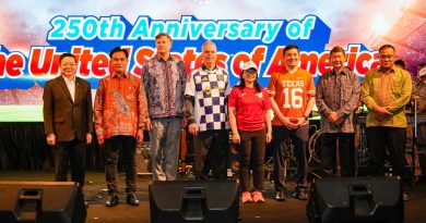 Menteri Koordinator Bidang Hukum, Hak Asasi Manusia, Imigrasi, dan Pemasyarakatan, Yusril Ihza Mahendra, menghadiri perayaan Hari Kemerdekaan Amerika Serikat (AS) ke-250 di Jakarta, Kamis (11/6/2026) malam. (Foto: Kemenko Kumham Imipas RI)