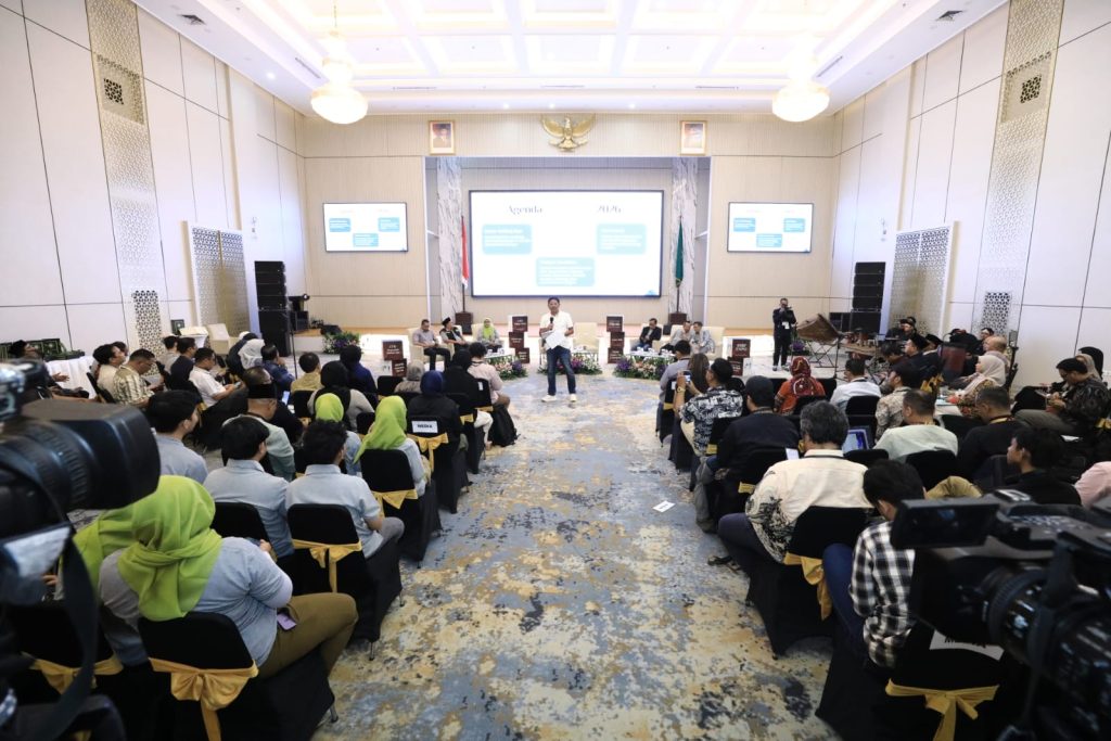 Abu Rokhmad dalam forum Bimas Islam Talks: Peaceful Muharam 1448 H di Jakarta, Kamis (11/6/2026). (Foto: Kemenag RI)