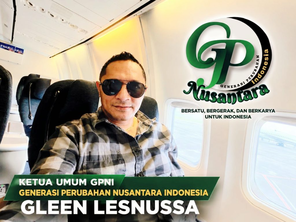 Ketua Umum Generasi Perubahan Nusantara Indonesia (GPNI), Gleen Lesnussa. (Foto: Ketua Umum GPNI)