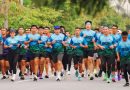 Polda Riau merealisasikan komitmen tersebut dengan menyapa ribuan pencinta olahraga lari yang memadati kawasan Car Free Day (CFD) Jalan Sudirman, Pekanbaru, Minggu (21/6/2026) pagi. (Foto: Humas Polda Riau)