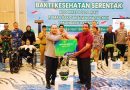 Puncak Bakti Kesehatan dalam rangka menyambut Hari Ulang Tahun (HUT) Bhayangkara ke-80 ini dipusatkan di Grand Central Hotel Pekanbaru, Selasa (23/6/2026). (Foto: Humas Polda Riau)