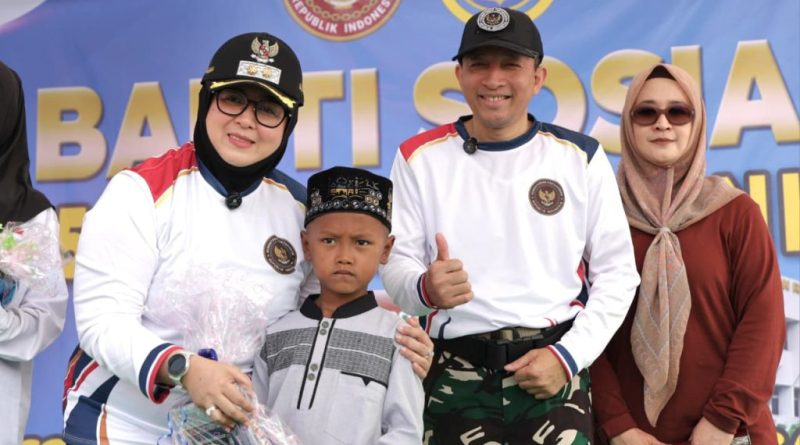 Pusat Rehabilitasi dan Kesehatan Kementerian Pertahanan Republik Indonesia (Pusrehabkeshan Kemhan RI) menggelar agenda bakti sosial dalam rangka memperingati Hari Ulang Tahun (HUT) ke-58 institusi tersebut dipusatkan di Kampung Bahari Posal Tanjungpasir, Kabupaten Tangerang, Banten, Sabtu (27/6/2026). (Foto: Kemhan RI)