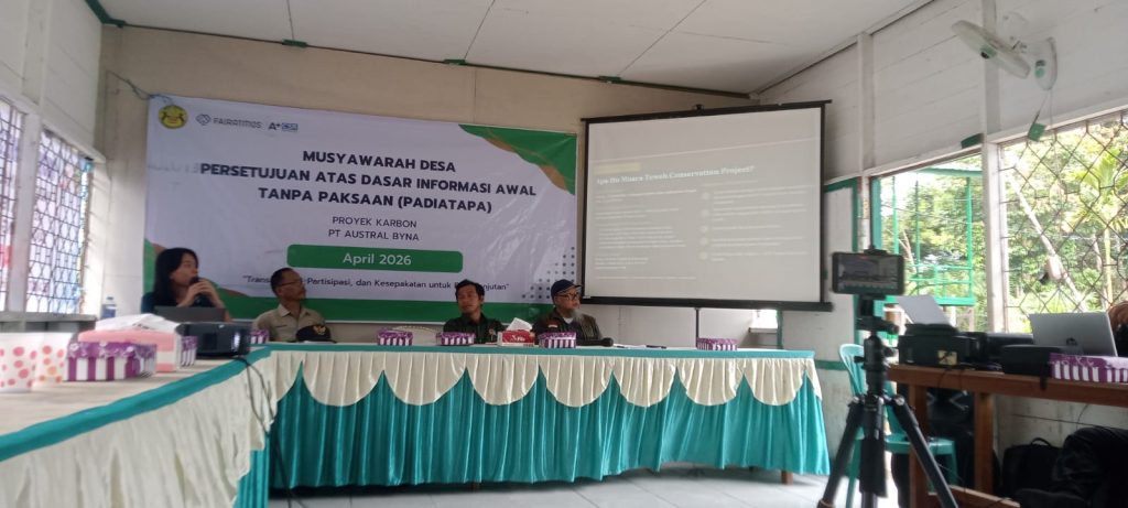PT Austral Byna yang menggelar rapat kemitraan bersama warga Desa Wakat, Kecamatan Teweh Timur, Kabupaten Barito Utara. (Foto: IST/Carli Silitonga)