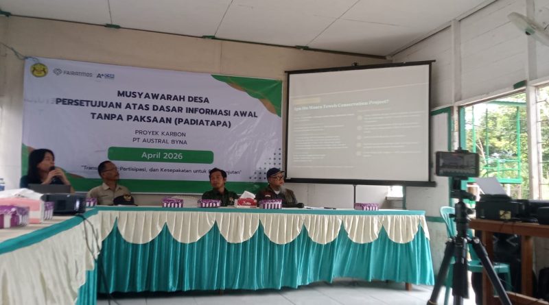 PT Austral Byna yang menggelar rapat kemitraan bersama warga Desa Wakat, Kecamatan Teweh Timur, Kabupaten Barito Utara. (Foto: IST/Carli Silitonga)