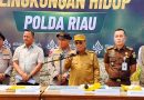 Bupati Rokan Hilir, Bistamam, menyampaikan apresiasi setinggi-tingginya atas respons cepat dan ketegasan jajaran Polda Riau dalam mengusut tuntas penyerobotan lahan mangrove di wilayahnya. (Foto: Humas Polda Riau)