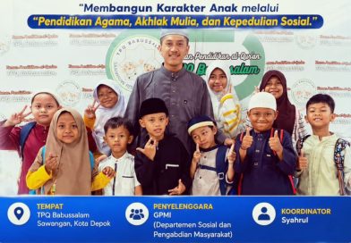 Gerakan Pemuda Mahasiswa Indonesia (GPMI) melalui Departemen Sosial dan Pengabdian Masyarakat memperingati Hari Anak Nasional 2026. GPMI menggelar kegiatan penyuluhan di Taman Pendidikan Al-Qur'an (TPQ) Babussalam, Sawangan, Kota Depok, Kamis (23/7/2026). (Foto: Departemen Sosial dan Pengabdian Masyarakat GPMI)