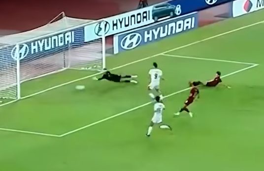 Laga Indonesia Vs Kamboja dalam Asean Champion Hyundai Cup 2026, Senin (27/7/2026). (Foto: Hasil Tangkapan Layar Highlight Official iNews)