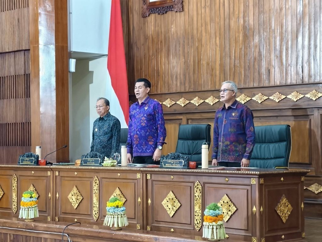 DPRD Provinsi Bali menggelar Rapat Paripurna ke-26 Masa Persidangan II Tahun Sidang 2025–2026 di Gedung Wiswa Sabha Utama, Kantor Gubernur Bali, pada Rabu (21/1/2026). (Foto: DPRD Bali)