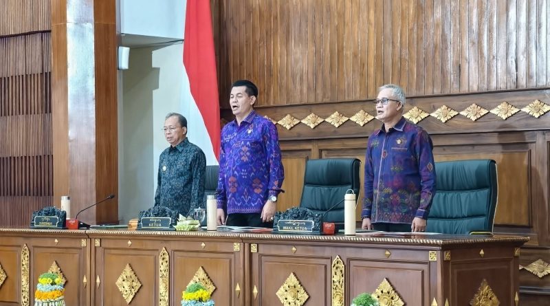 DPRD Provinsi Bali menggelar Rapat Paripurna ke-26 Masa Persidangan II Tahun Sidang 2025–2026 di Gedung Wiswa Sabha Utama, Kantor Gubernur Bali, pada Rabu (21/1/2026). (Foto: DPRD Bali)