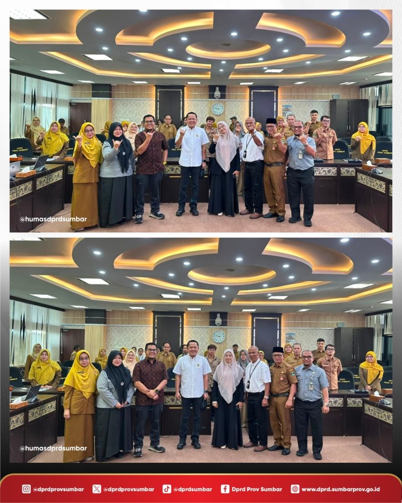 Komisi IV DPRD Provinsi Sumatera Barat menyelenggarakan Focus Group Discussion (FGD) guna menghimpun masukan berharga dalam penyusunan Naskah Akademik serta Rancangan Peraturan Daerah (Ranperda) tentang Perlindungan dan Pengelolaan Lingkungan Hidup di Ruang Khusus II DPRD Sumbar, Senin (6/7/2026). (Foto: DPRD Sumbar)