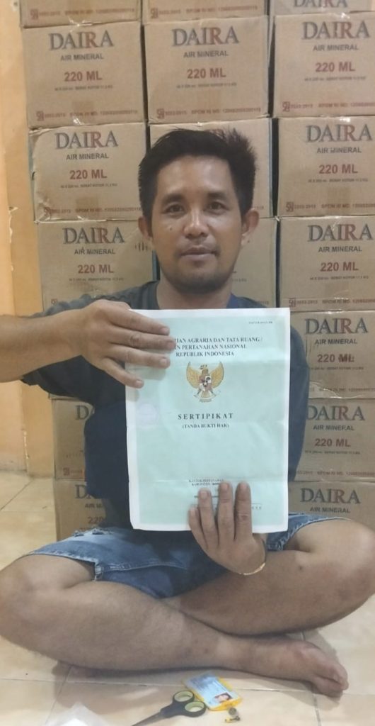 Efriadi menegaskan bahwa dirinya merupakan pemilik sah atas lahan yang dilaporkan dugaan galian C ilegal. (Foto: IST/Heri Susanto)
