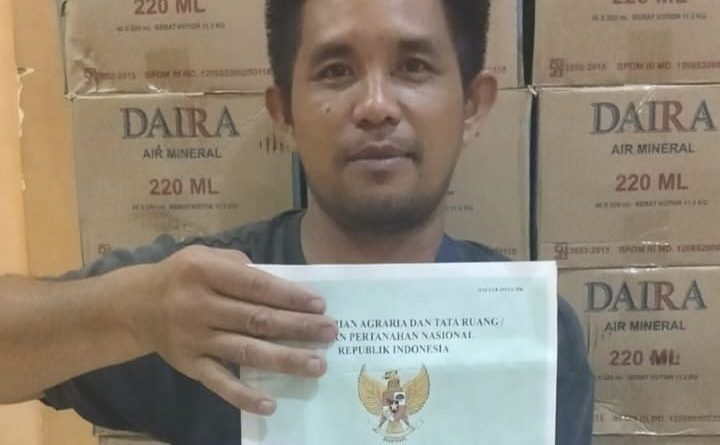 Efriadi menegaskan bahwa dirinya merupakan pemilik sah atas lahan yang dilaporkan dugaan galian C ilegal. (Foto: IST/Heri Susanto)