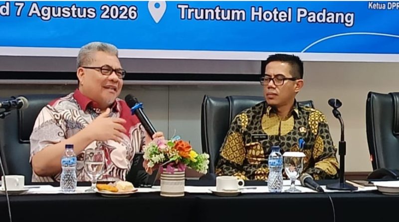 Ketua DPRD Provinsi Sumatera Barat, Muhidi, mengajak seluruh elemen masyarakat untuk membangun budaya kewaspadaan dini secara kolektif. (Foto: DPRD Sumbar)