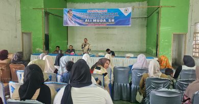 Anggota DPRD Provinsi Sumatera Barat, Ali Muda, S.H., menggelar sosialisasi Peraturan Daerah (Perda) Sumbar Nomor 8 Tahun 2021 tentang Pemberdayaan Masyarakat dan Pemerintahan Nagari di Gedung Pertemuan Kuamang Alai Ujung Gading, Kecamatan Lembah Melintang, Kabupaten Pasaman Barat, Minggu (9/8/2026). (Foto: IST/Novrianto)