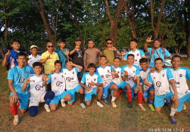 Guna mengasah ketajaman tim serta mematangkan taktik menjelang Soeratin Cup U-17 2026 di Palembang, tim sepak bola Lahat FC menggelar laga uji tanding di Lapangan Gelora Serame, Kabupaten Lahat, Minggu (9/8/2026). (Foto: Heri Susanto)