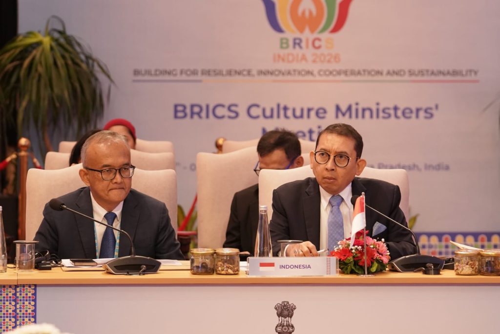 Menbud Fadli Zon menghadiri ajang XI BRICS Culture Ministers’ Meeting di Bhopal, India, Sabtu (8/8/2026). (Foto: Kemenbud RI)