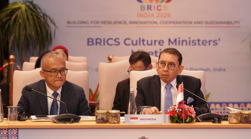 Menbud Fadli Zon menghadiri ajang XI BRICS Culture Ministers’ Meeting di Bhopal, India, Sabtu (8/8/2026). (Foto: Kemenbud RI)