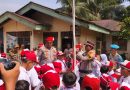 Jajaran Polda Riau menggelar Ekspedisi Merah Putih Presisi di Desa Tanjung Belit Selatan, Kecamatan Kampar Kiri Hulu, Kabupaten Kampar, Senin (10/8/2026). (Foto: Humas Polres Kampar)
