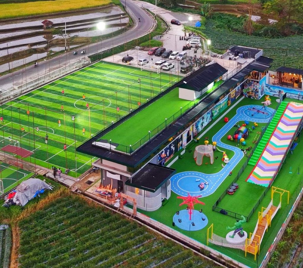Nagura Cafe, Dbox Arena, dan Dbox Play Arena Padang Panjang. (Foto: IST/ JE Darwisi)