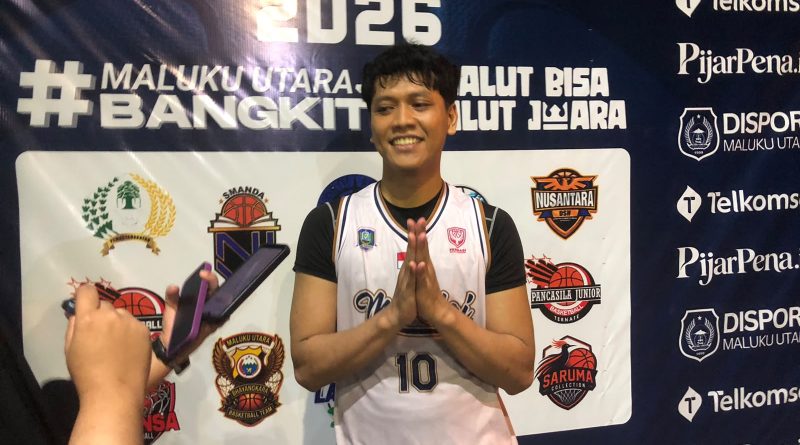 Salah satu pemain basket Pacific Morotai, Awaludin Hatta. (Foto: IST/Roger Moore)