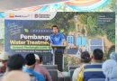 Tanjung Enim Mining Site General Manager PTBA, Satria Wirawan, dalam peresmian instalasi Water Treatment Plant (WTP) berbasis Pembangkit Listrik Tenaga Surya (PLTS) di Tanjung Enim, Selasa (22/9/2026). (Foto: Humas PTBA)