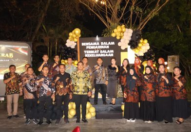 Malam Akrab Keluarga Besar Polres Pelalawan yang digelar di Pangkalan Kerinci, Kabupaten Pelalawan, Rabu (23/9/2026). (Foto: Polsek Teluk Meranti)