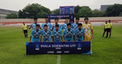 Tim Lahat FC pada pertandingan Piala Soeratin U-17 di Palembang, Sabtu (26/9/2026). (Foto: Heri Susanto)
