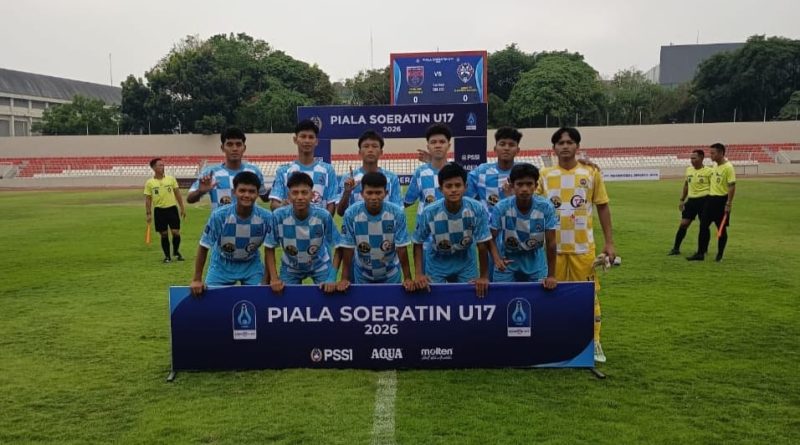 Tim Lahat FC pada pertandingan Piala Soeratin U-17 di Palembang, Sabtu (26/9/2026). (Foto: Heri Susanto)