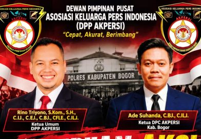 Ketua Umum DPP Asosiasi Keluarga Pers Indonesia (AKPERSI), Rino Triyono, mendesak Polres Kabupaten Bogor untuk mengusut tuntas dugaan tindakan intimidasi terhadap anggotanya, Minggu (11/10/2026). (Foto: DPP AKPERSI)
